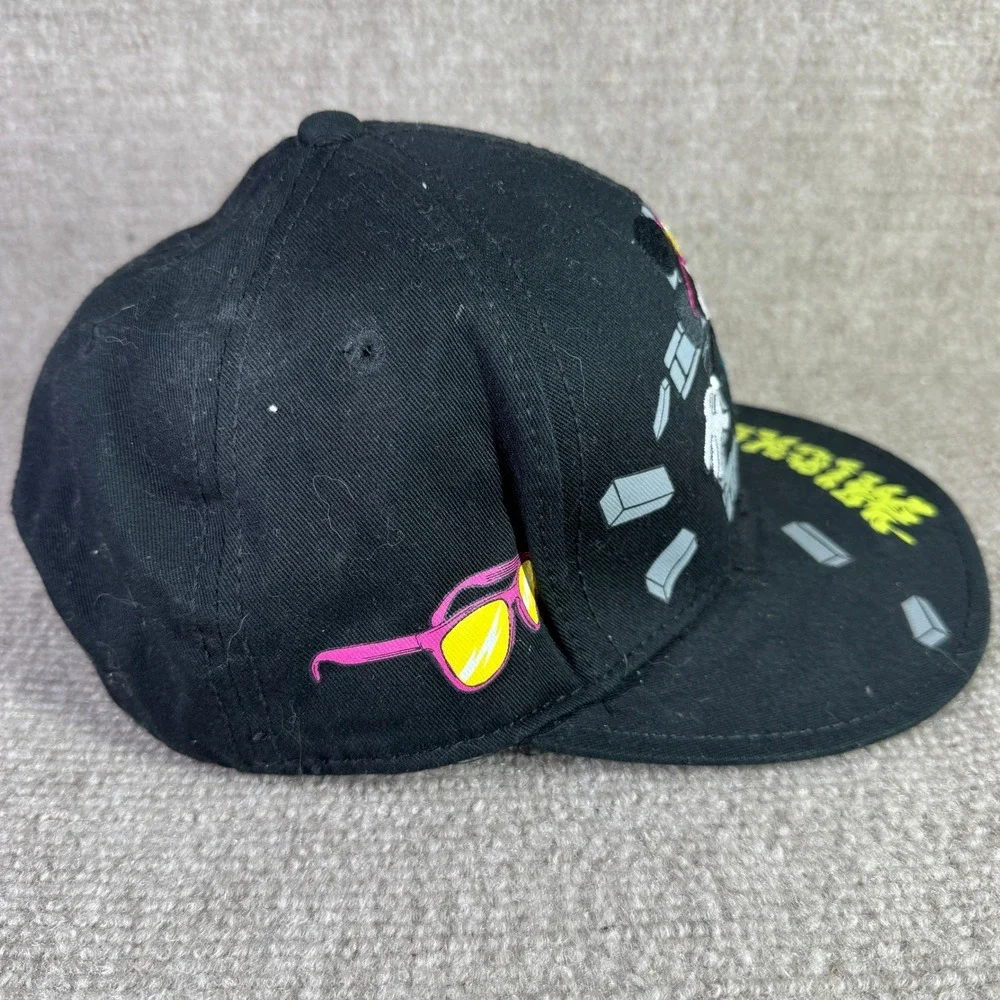Disney Mickey Mouse‎ Hat Kids Youth Black Skateboard Snapback